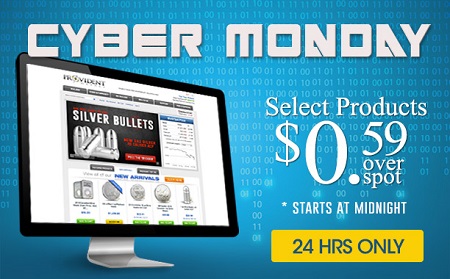 Cyber Monday Sale – Silver Rounds!